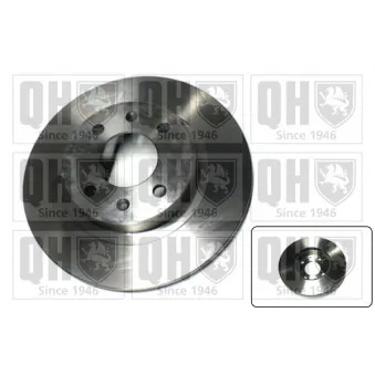 Jeu de 2 disques de frein avant QUINTON HAZELL BDC5755