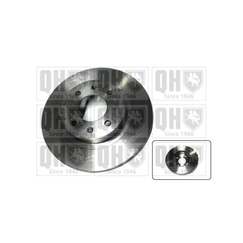 Jeu de 2 disques de frein avant QUINTON HAZELL BDC5755