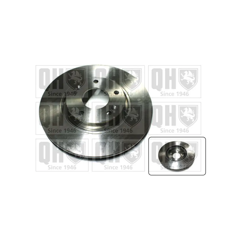Jeu de 2 disques de frein avant QUINTON HAZELL BDC5757
