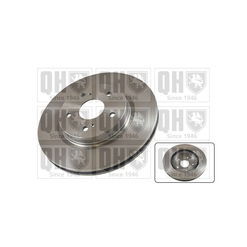 Jeu de 2 disques de frein avant QUINTON HAZELL BDC5759