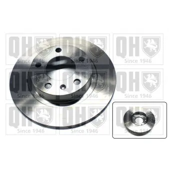 Jeu de 2 disques de frein arrière QUINTON HAZELL BDC5763