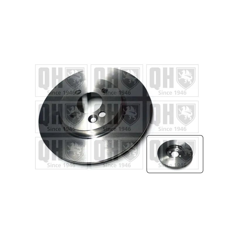 Jeu de 2 disques de frein avant QUINTON HAZELL BDC5765