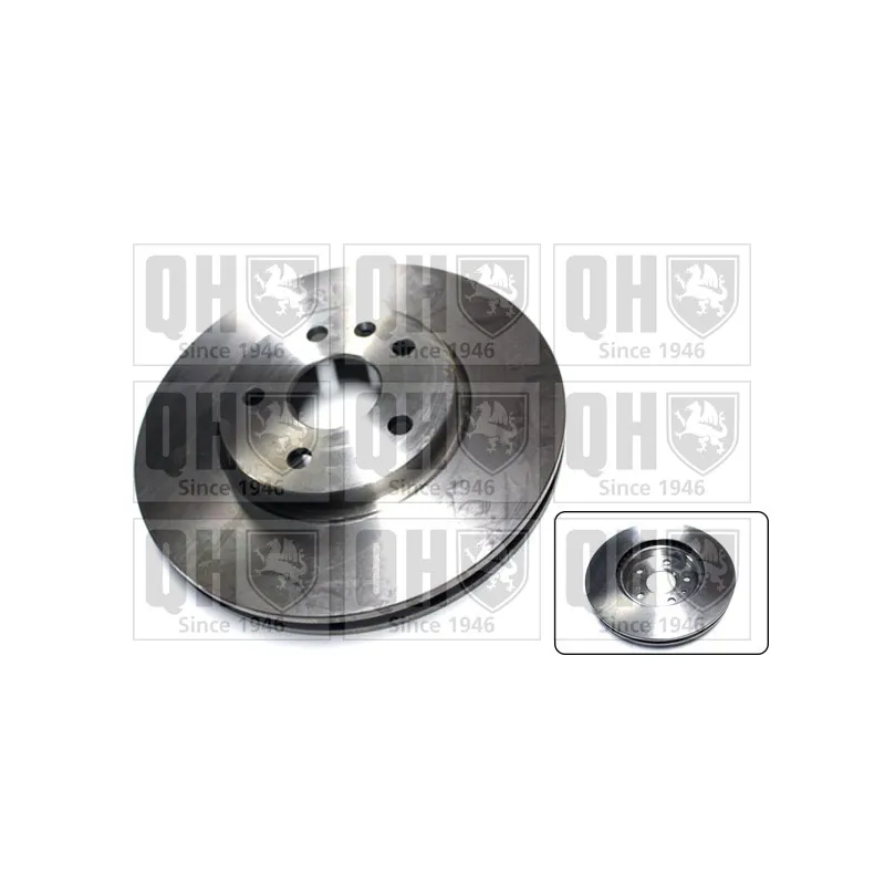 Jeu de 2 disques de frein avant QUINTON HAZELL BDC5783