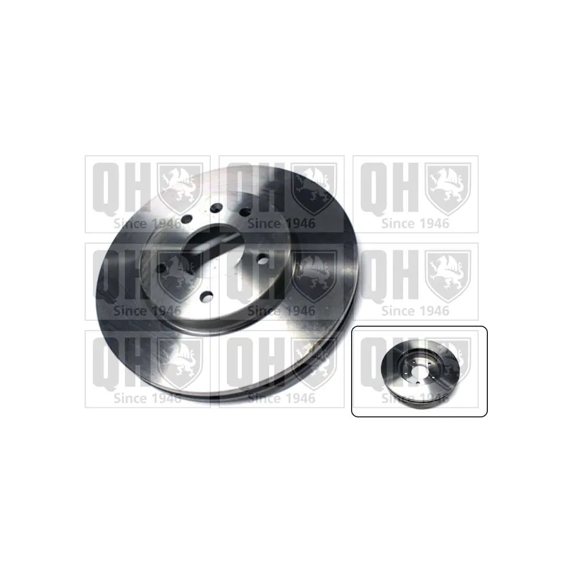 Jeu de 2 disques de frein avant QUINTON HAZELL BDC5786