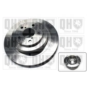 Jeu de 2 disques de frein arrière QUINTON HAZELL BDC5789