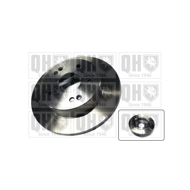 Jeu de 2 disques de frein avant QUINTON HAZELL BDC5795