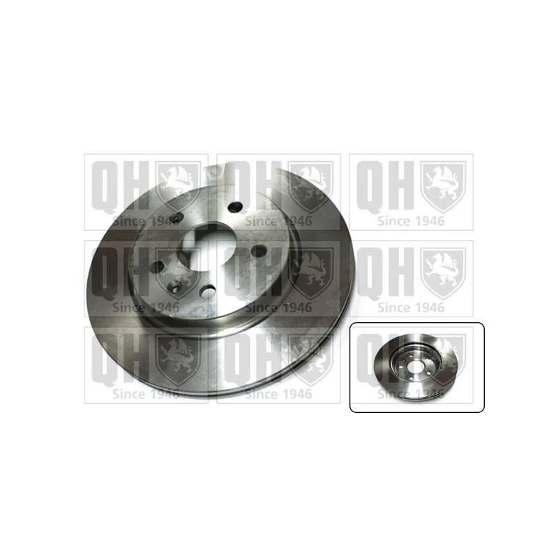 Jeu de 2 disques de frein arrière QUINTON HAZELL BDC5797