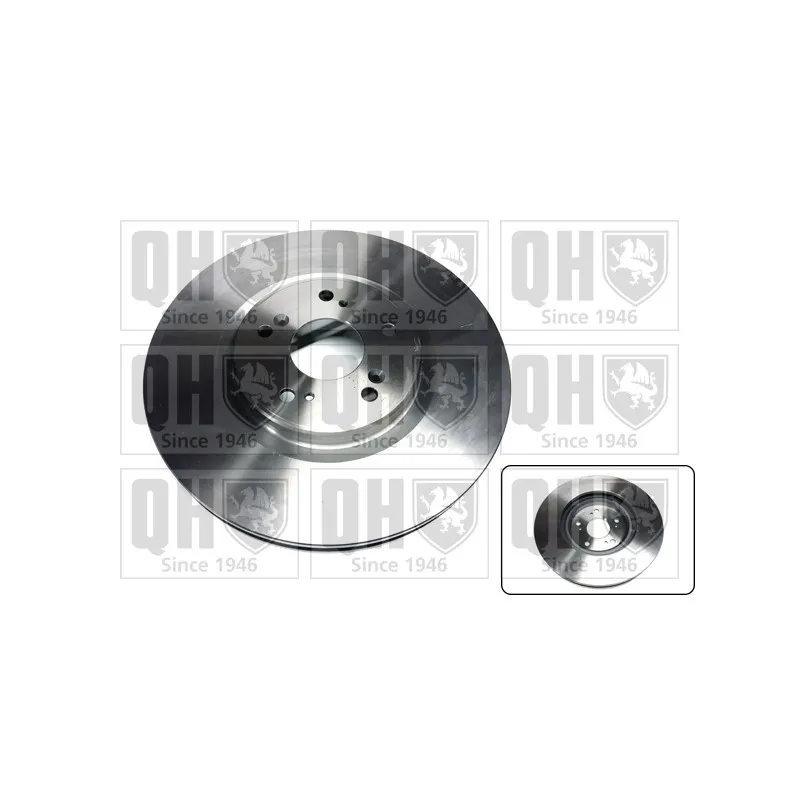 Jeu de 2 disques de frein avant QUINTON HAZELL BDC5799