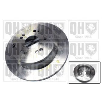 Jeu de 2 disques de frein arrière QUINTON HAZELL BDC5804