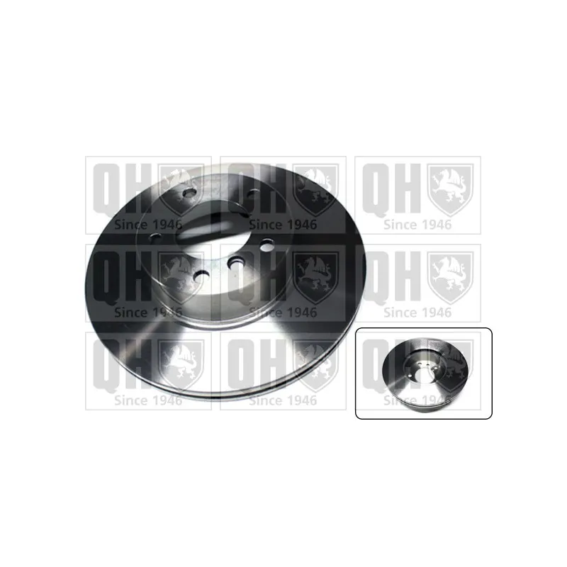 Jeu de 2 disques de frein avant QUINTON HAZELL BDC5812