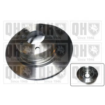 Jeu de 2 disques de frein arrière QUINTON HAZELL BDC5816
