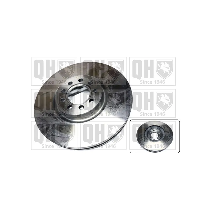 Jeu de 2 disques de frein avant QUINTON HAZELL BDC5820