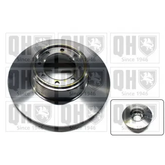 Jeu de 2 disques de frein arrière QUINTON HAZELL BDC5822