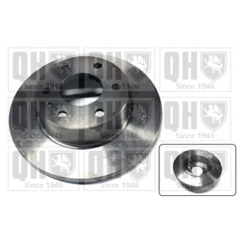 Jeu de 2 disques de frein arrière QUINTON HAZELL BDC5823
