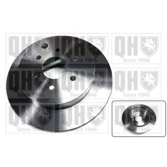 Jeu de 2 disques de frein arrière QUINTON HAZELL BDC5832