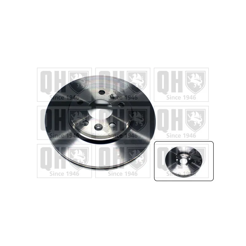 Jeu de 2 disques de frein avant QUINTON HAZELL BDC5836