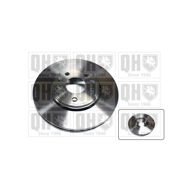 Jeu de 2 disques de frein avant QUINTON HAZELL BDC5839