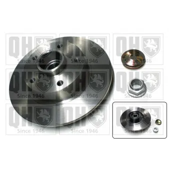 Jeu de 2 disques de frein arrière QUINTON HAZELL BDC5841