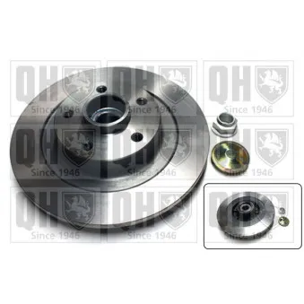 Jeu de 2 disques de frein arrière QUINTON HAZELL BDC5842