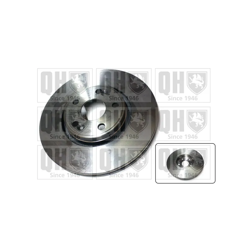 Jeu de 2 disques de frein avant QUINTON HAZELL BDC5843