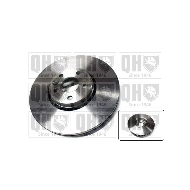 Jeu de 2 disques de frein avant QUINTON HAZELL BDC5848