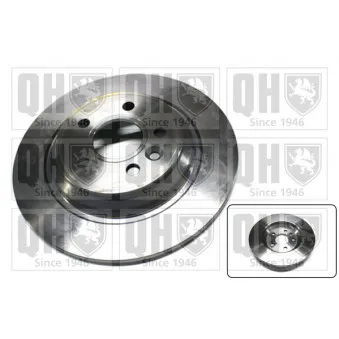 Jeu de 2 disques de frein arrière QUINTON HAZELL BDC5851