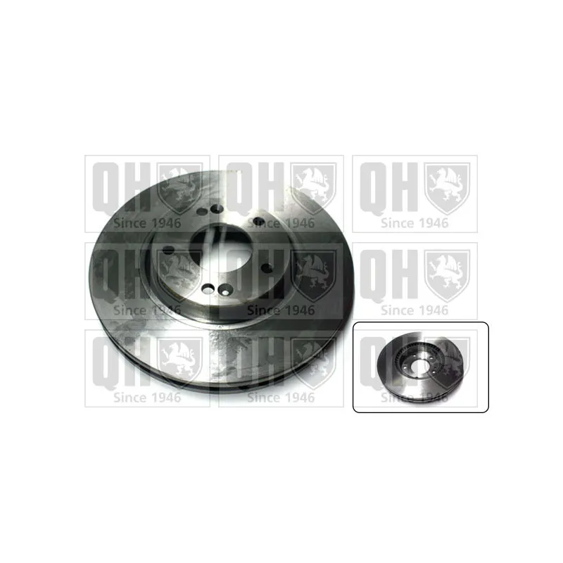 Disque de frein avant droit QUINTON HAZELL BDC5855