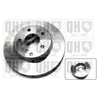 Jeu de 2 disques de frein avant QUINTON HAZELL BDC5858