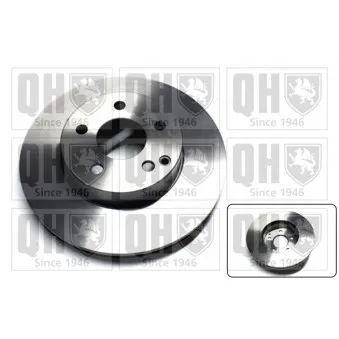 Jeu de 2 disques de frein avant QUINTON HAZELL BDC5859
