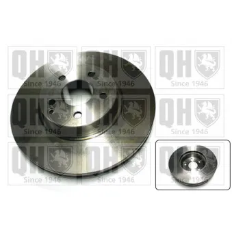 Jeu de 2 disques de frein avant QUINTON HAZELL BDC5860
