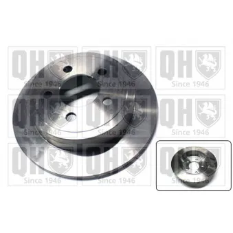 Jeu de 2 disques de frein arrière QUINTON HAZELL BDC5867