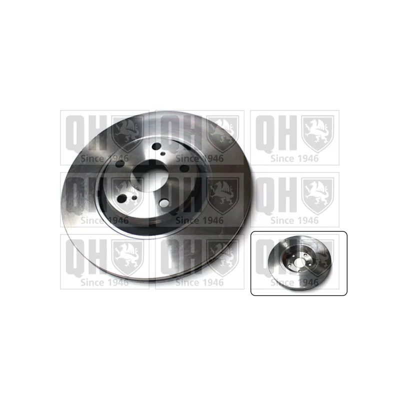 Jeu de 2 disques de frein avant QUINTON HAZELL BDC5880