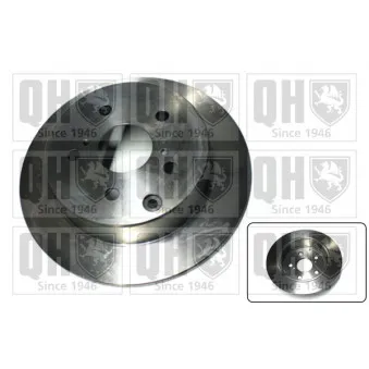 Jeu de 2 disques de frein arrière QUINTON HAZELL BDC5881