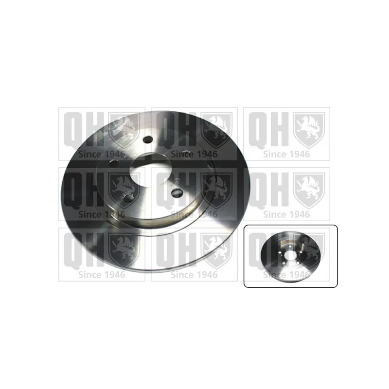 Jeu de 2 disques de frein arrière QUINTON HAZELL BDC5882