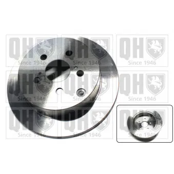 Jeu de 2 disques de frein arrière QUINTON HAZELL BDC5884