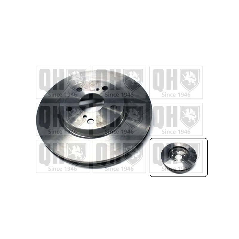 Jeu de 2 disques de frein avant QUINTON HAZELL BDC5885