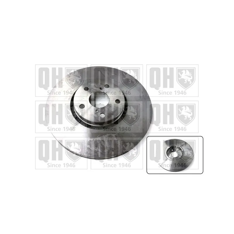 Disque de frein avant gauche QUINTON HAZELL BDC5887