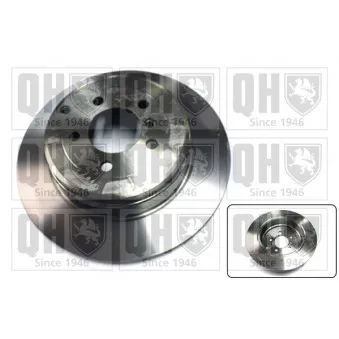 Jeu de 2 disques de frein arrière QUINTON HAZELL BDC5892