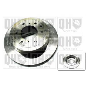 Jeu de 2 disques de frein arrière QUINTON HAZELL BDC5902
