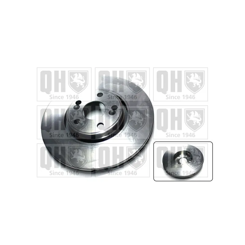 Jeu de 2 disques de frein avant QUINTON HAZELL BDC5918