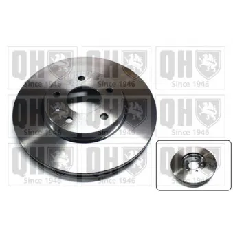 Jeu de 2 disques de frein avant QUINTON HAZELL BDC5934