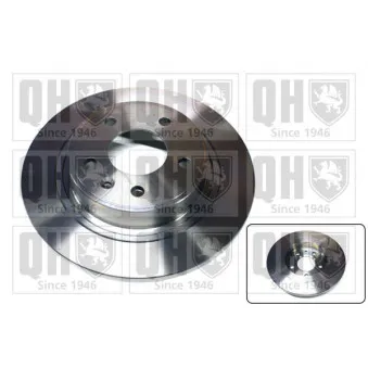 Jeu de 2 disques de frein arrière QUINTON HAZELL BDC5936