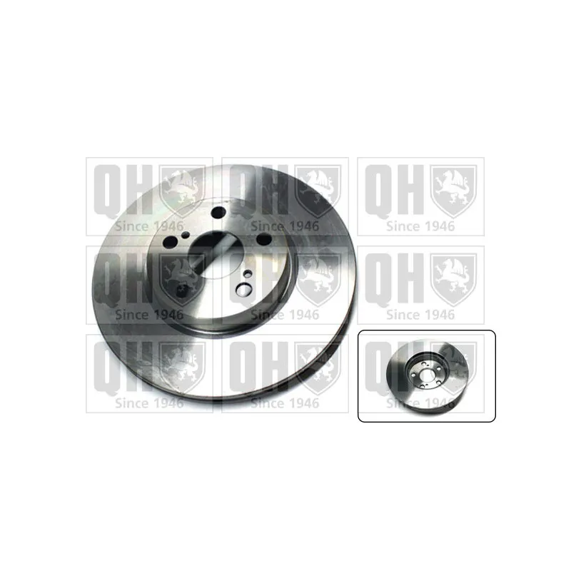 Jeu de 2 disques de frein avant QUINTON HAZELL BDC5955
