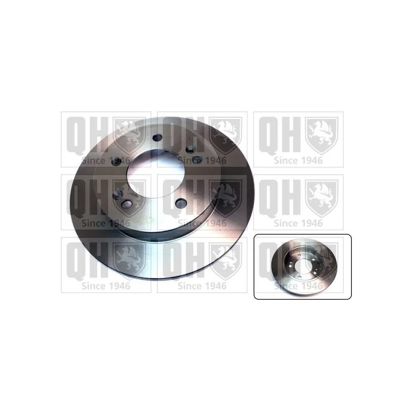 Jeu de 2 disques de frein arrière QUINTON HAZELL BDC5960