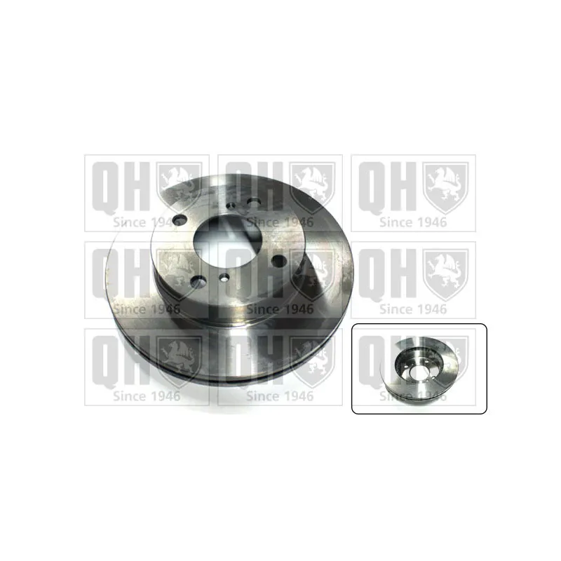 Jeu de 2 disques de frein avant QUINTON HAZELL BDC5968