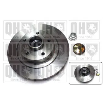 Jeu de 2 disques de frein arrière QUINTON HAZELL BDC5984