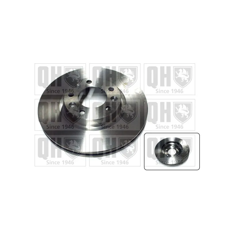 Jeu de 2 disques de frein avant QUINTON HAZELL BDC5987