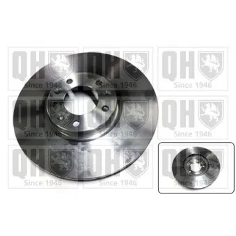 Jeu de 2 disques de frein avant QUINTON HAZELL BDC5988