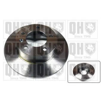 Jeu de 2 disques de frein arrière QUINTON HAZELL BDC5991