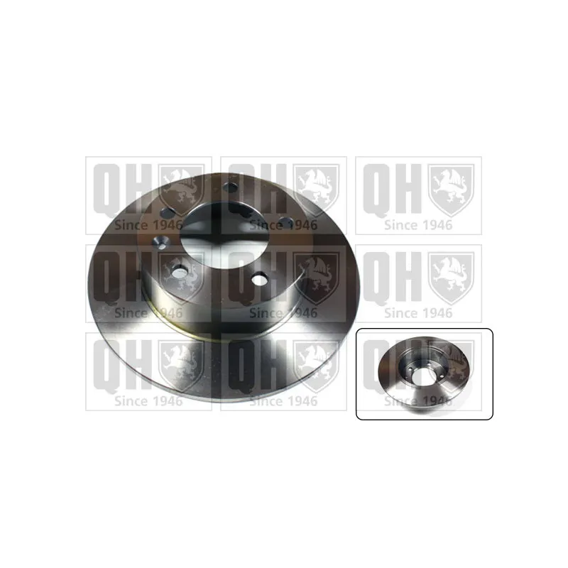 Jeu de 2 disques de frein arrière QUINTON HAZELL BDC5991
